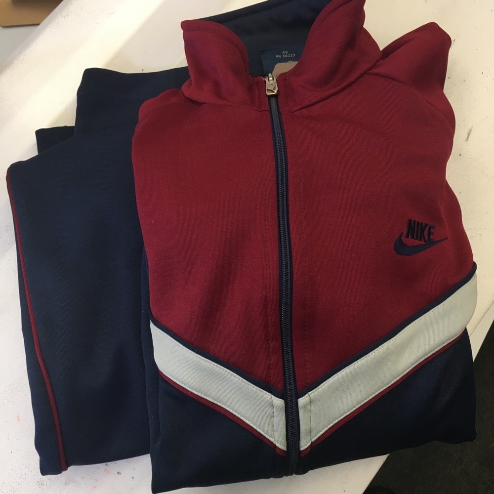 Nike early 80s track suit.